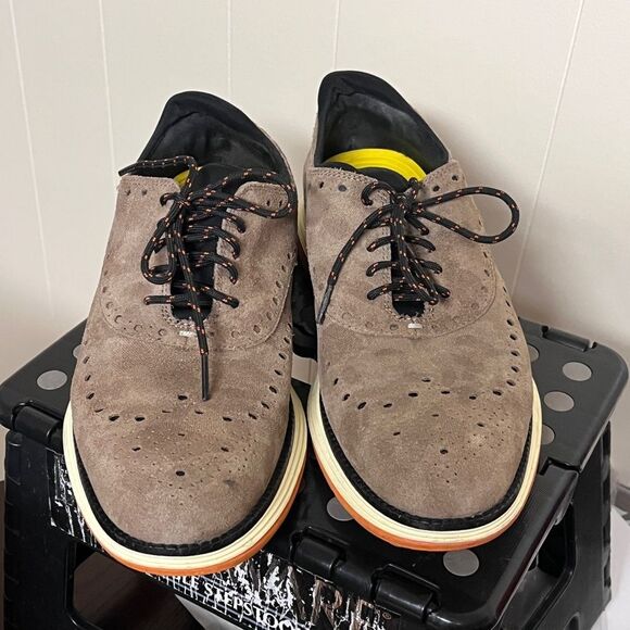 Cole Haan Men’s Beige Suede Oxford Sneakers Sz 8.5 main image 7